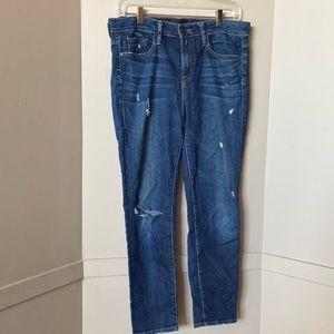vince destructed relaxed jeans